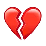 Broken Heart Emoji 💔 image - Telegram style