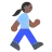 Woman Walking: Medium-Dark Skin Tone