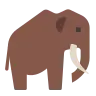 Emoji Mammut 🦣 image - Tossface style