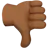 Thumbs Down: Medium-Dark Skin Tone