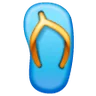 끈 샌들 Emoji 🩴 image - Samsung style