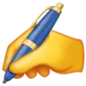 Writing Hand Emoji ✍ image - WhatsApp style