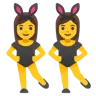 Women With Bunny Ears Emoji 👯‍♀️ image - Google Noto Color style