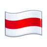 Flag: Belarus Emoji 🇧🇾 image - Telegram style