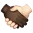 Handshake: Dark Skin Tone, Light Skin Tone