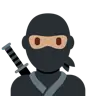 Ninja: Medium Skin Tone Emoji 🥷🏽 image - Twitter / X (Twemoji) style
