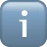 जानकारी का श्रोत Emoji ℹ image - Apple style