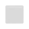 Emoji Quadrato piccolo medio bianco ◽ image - Apple style