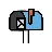 Open Mailbox With Raised Flag