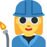 Woman Factory Worker Emoji 👩‍🏭 image - Twitter / X (Twemoji) style
