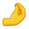 นิ้วที่หยิกแน่น Emoji 🤌 image - Telegram style
