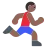 Man Running: Medium-Dark Skin Tone