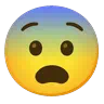 Straszna Twarz Emoji 😨 image - Google Noto Color Animated style