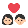 Kiss: Woman, Man, Light Skin Tone Emoji 👩🏻‍❤️‍💋‍👨🏻 image - Tossface style