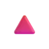 Emoji Triangolo rosso up-pointing 🔺 image - Microsoft 3D Fluent style