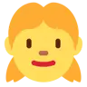 สาว Emoji 👧 image - Twitter / X (Twemoji) style