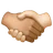 Handshake: Medium Skin Tone, Light Skin Tone