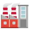Fabrik Emoji 🏭 image - Google Noto Color style