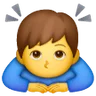 Man Bowing Emoji 🙇‍♂️ image - Samsung style