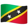 Flag: St. Kitts & Nevis Emoji 🇰🇳 image - WhatsApp style