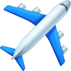 Flugzeug Emoji ✈ image - Facebook Meta style