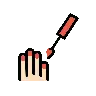 Nail Polish: Light Skin Tone Emoji 💅🏻 image - OpenMoji style