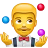 Man Juggling Emoji 🤹‍♂️ image - WhatsApp style