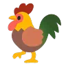 公鸡 Emoji 🐓 image - Google Noto Color Animated style
