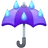 Umbrella With Rain Drops