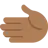 Leftwards Hand: Medium-Dark Skin Tone