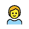 เด็ก Emoji 🧒 image - OpenMoji style