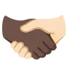 Handshake: Light Skin Tone, Dark Skin Tone Emoji 🫱🏻‍🫲🏿 image - Google Noto Color style