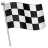 Chequered Flag Emoji 🏁 image - WhatsApp style