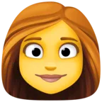 Эмодзи Женщина 👩 image - Facebook Meta style
