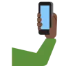 Selfie: Dark Skin Tone Emoji 🤳🏿 image - Twitter / X (Twemoji) style