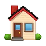 อาคารบ้าน Emoji 🏠 image - Telegram style