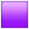 Emoji Grande quadrato viola 🟪 image - Samsung style