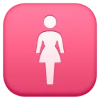 Symbol der Frauen Emoji 🚺 image - Facebook Meta style