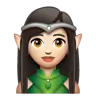 Elf: Light Skin Tone Emoji 🧝🏻 image - WhatsApp style