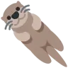 Emoji lontra 🦦 image - Twitter / X (Twemoji) style