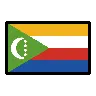 Flag: Comoros Emoji 🇰🇲 image - OpenMoji style