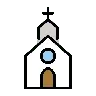 โบสถ์ Emoji ⛪ image - OpenMoji style