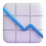 Chart mit Abwärtstrend Emoji 📉 image - Microsoft 3D Fluent style