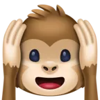 듣는 노 이블 원숭이