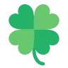 Emoji Quadrifoglio 🍀 image - Tossface style