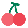 Cherries Emoji 🍒 image - Tossface style