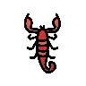 Emoji Scorpion 🦂 image - OpenMoji style
