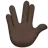 Vulcan Salute: Dark Skin Tone