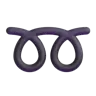 ดับเบิลลอนลูป Emoji ➿ image - Microsoft 3D Fluent style