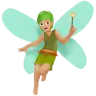 Fairy: Medium-Light Skin Tone Emoji 🧚🏼 image - Apple style